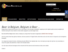 Tablet Screenshot of belgianbeerschiangmai.com